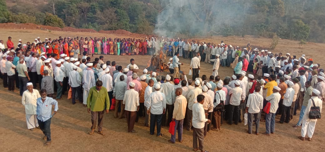 शासनाच्या नावाने शिमगा करून कोयनेत धरणग्रस्तांनी केला निषेध