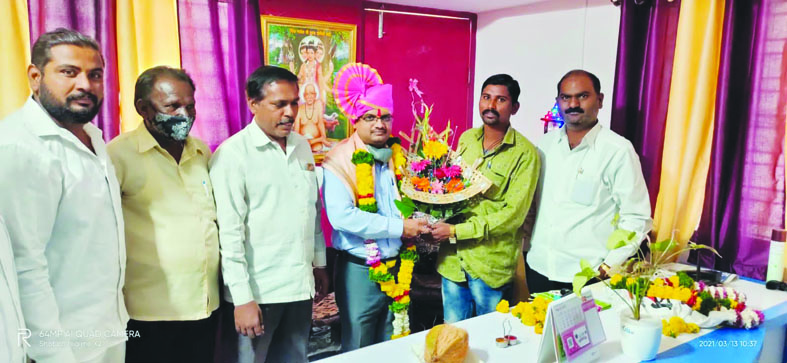 मनोज जाधव यांचा ‘ज्ञानदीप शिक्षण संस्थे’च्या वतीने सत्कार