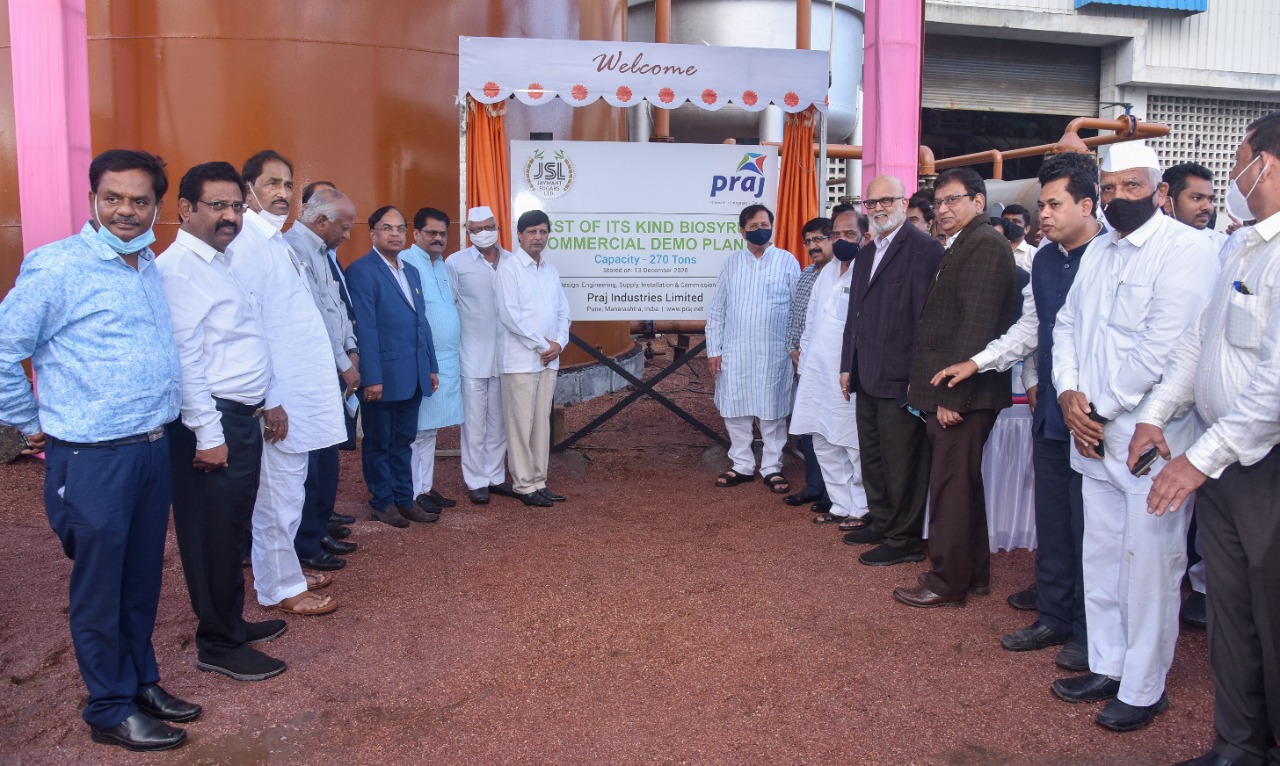 ‘प्राज’च्या बायोसिरप तंत्रज्ञानाचे जयवंत शुगर्सवर ग्लोबल लॉन्चिंग उत्साहात  