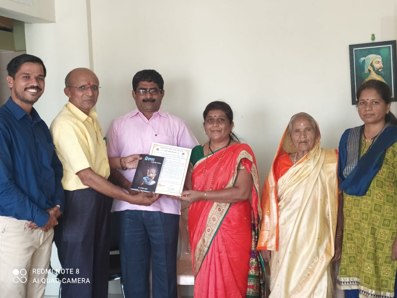 ‘भक्ती फाउंडेशन’च्या वतीने इंद्रायणी जवळ-मस्के यांचा सन्मान