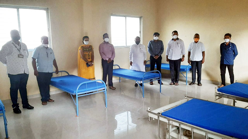 विजयनगर येथील विलगीकरण कक्ष रोल मॉडेल ः माजी आमदार आनंदराव पाटील