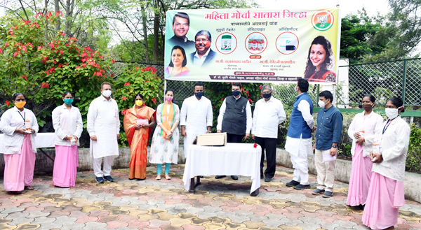 ‘भाजपा जिल्हा महिला मोर्चा’ने दिले आशाताईंना लढण्याचे बळ