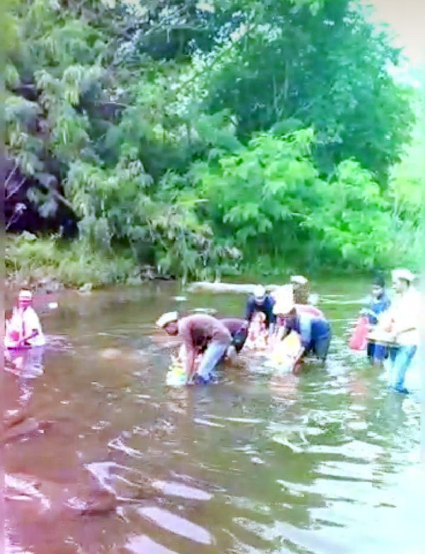 पुसेसावळीत अकरा दिवसांच्या बाप्पांना भक्तिभावाने निरोप