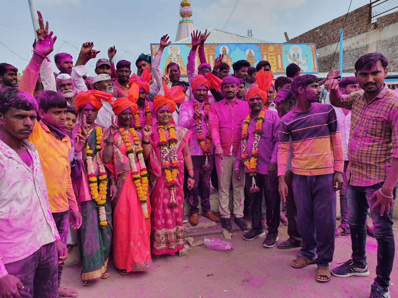 टाकेवाडी ग्रामपंचायतीवर ‘राष्ट्रीय काँग्रेस’चा झेंडा