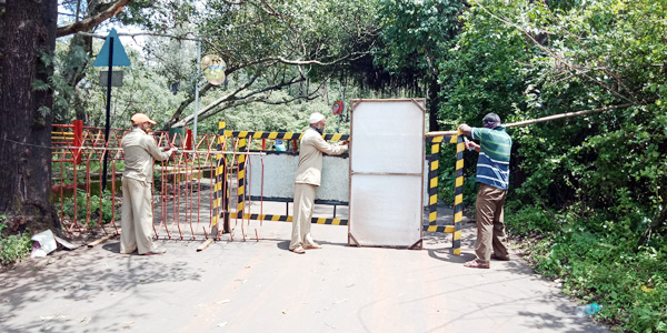 कोरोनाच्या वाढत्या प्रादुर्भावामुळे पाचगणी पालिका हद्दीतील विविध पॉइंटस् बंद