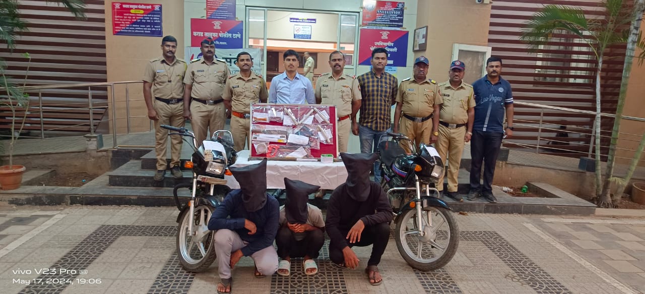 दरोड्याच्या तयारीत असणारी टोळी जेरबंद  