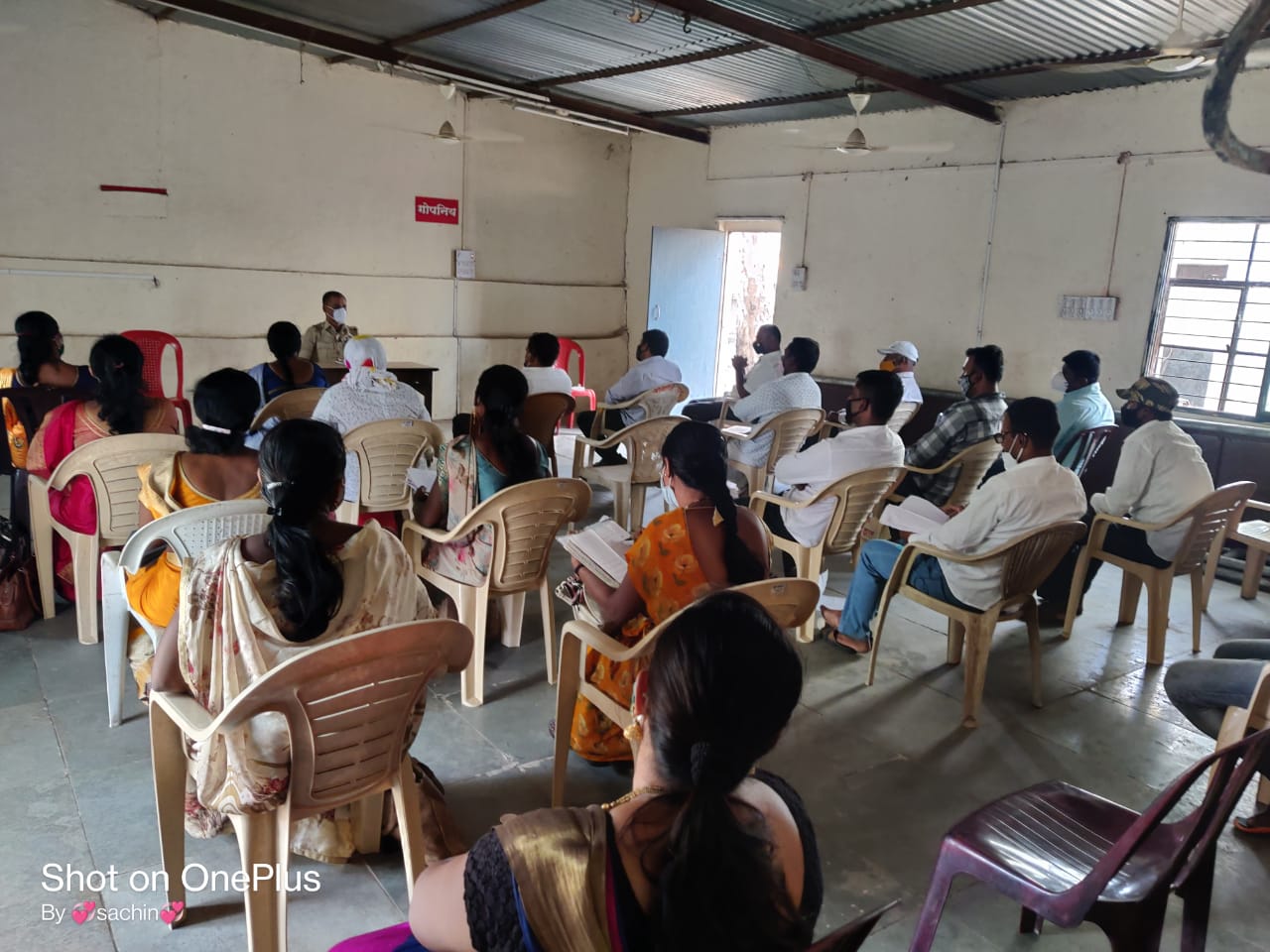 कोरोनाचा फैलाव रोखण्यासाठी पुसेगावात पोलीस पाटलांची बैठक संपन्न