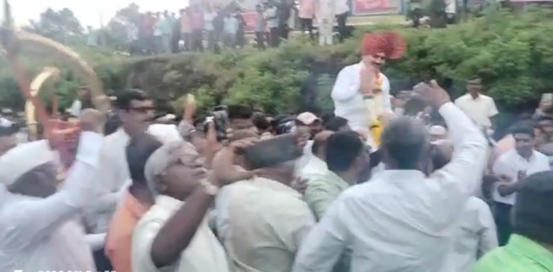 मनोजदादा घोरपडे यांचे कराड उत्तरमध्ये जंगी स्वागत