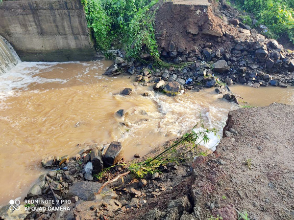 कोरेगाव तालुक्याच्या उत्तर भागात वळवाचा धुवाधार पाऊस