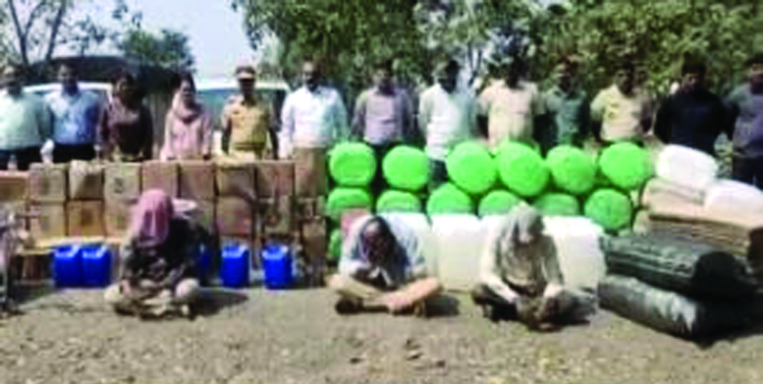 बनावट दारू तयार करून विक्री करणाऱ्या अड्ड्यावर छापा  