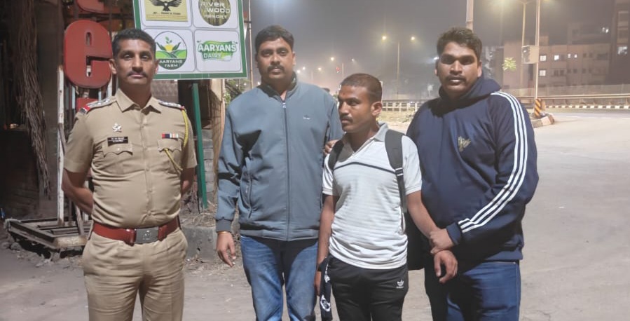 उंब्रज पोलिसांच्या हातावर तुरी देऊन पळालेला संशयित आरोपी ताब्यात