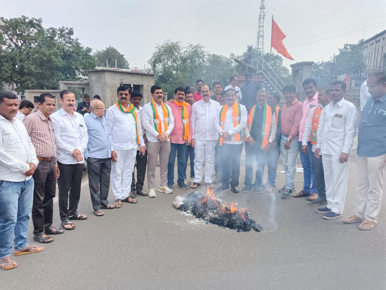 भाजपातर्फे साताऱ्यात पाकिस्तानचा निषेध   