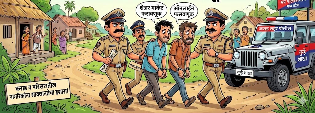 कोट्यावधी रूपयांना गंडा घालणारे तिघेजण ताब्यात