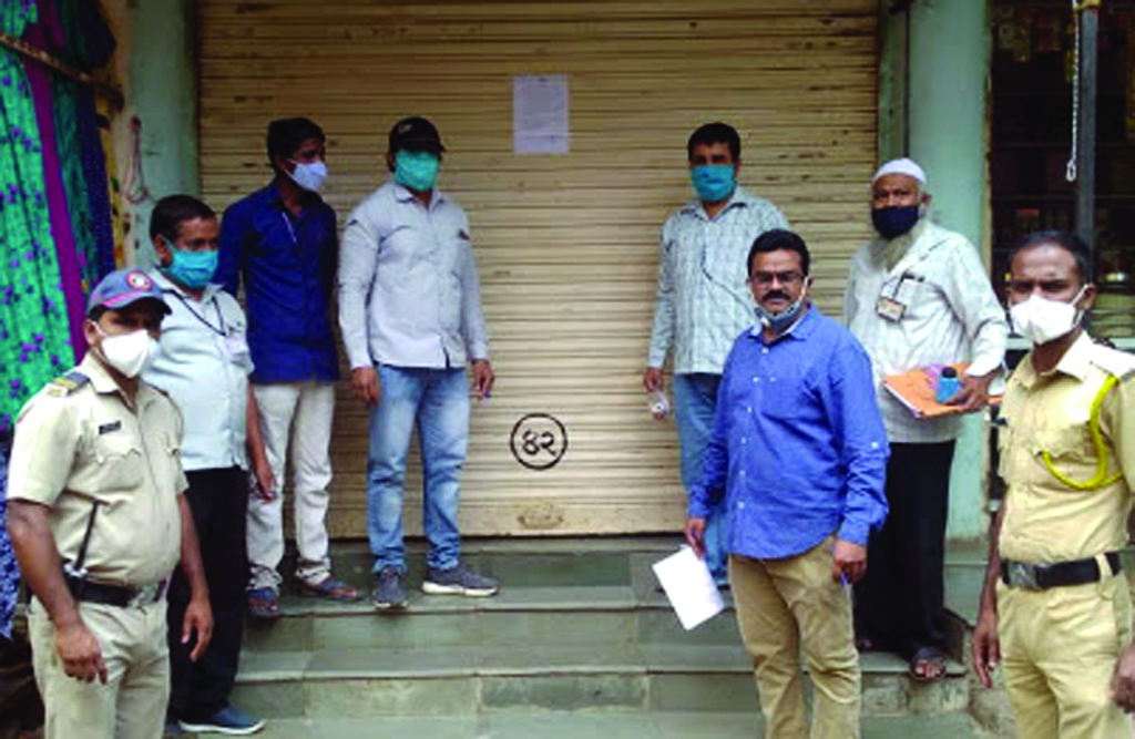 छत्रपती शिवाजी महाराज भाजी मंडईतील गाळे सील